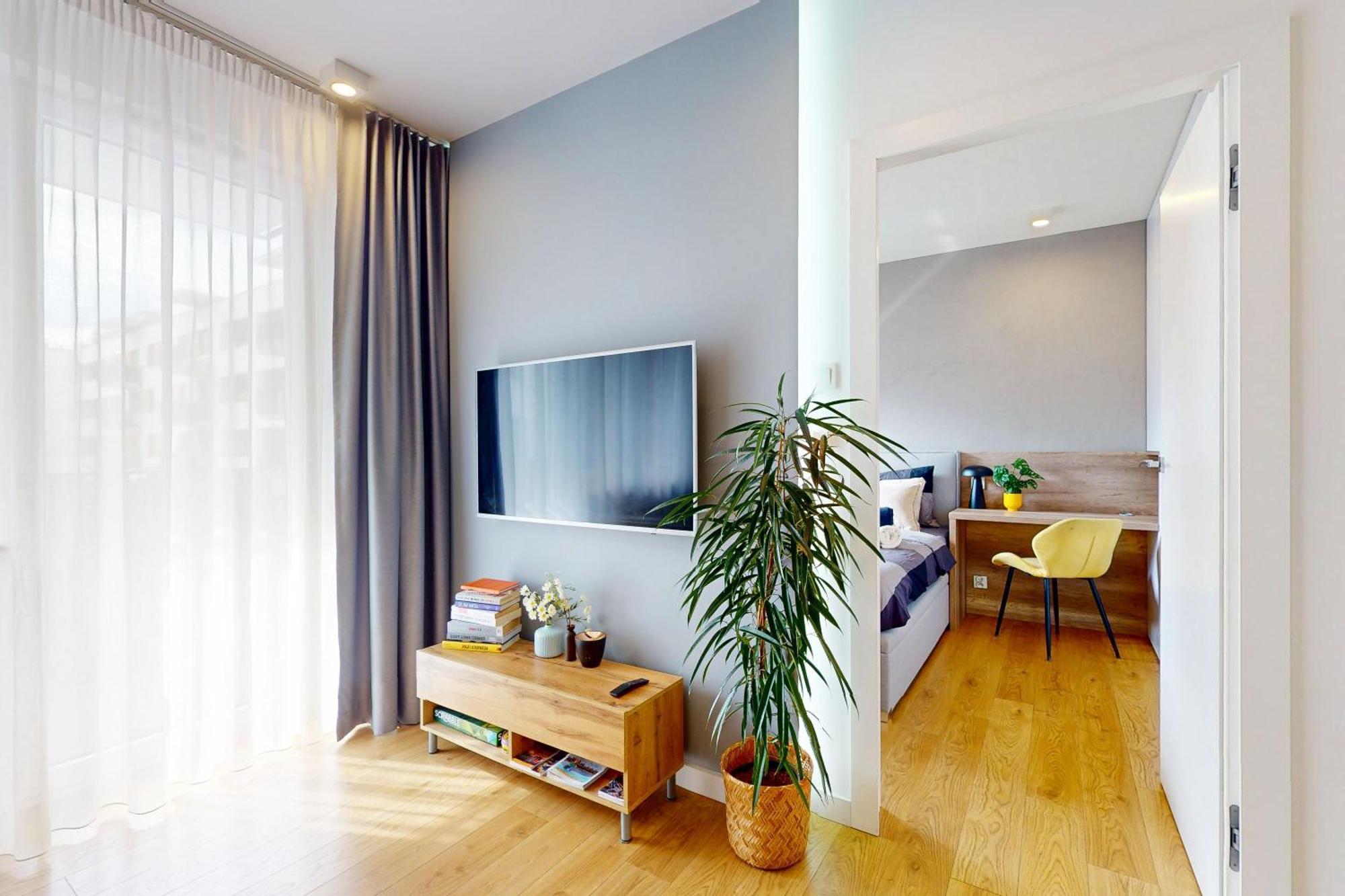 Apartament Green Z Garazem Podziemnym Varşova Dış mekan fotoğraf