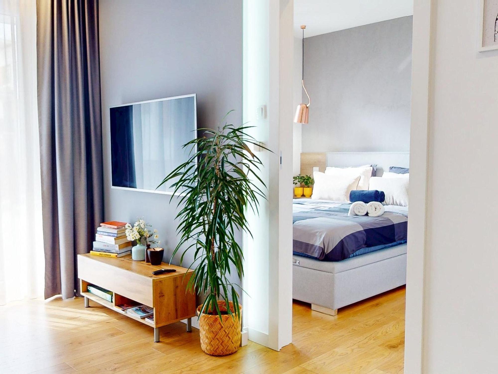 Apartament Green Z Garazem Podziemnym Varşova Dış mekan fotoğraf